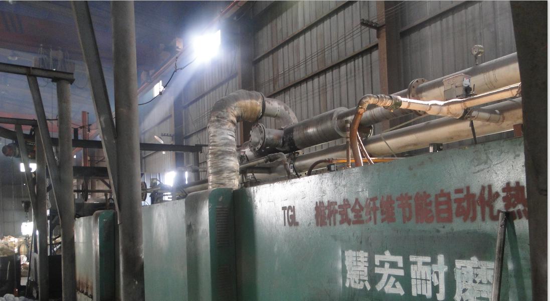 推桿式全纖維節能自動化熱處理生產線